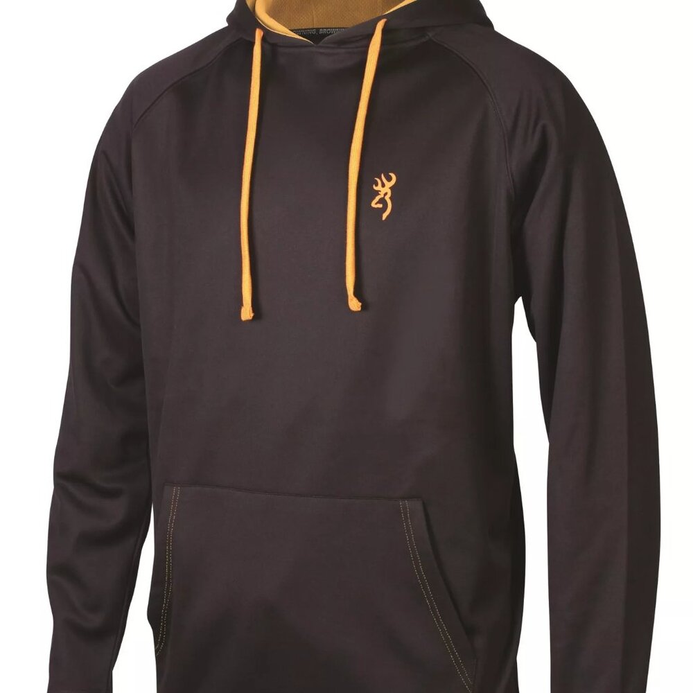 Browning Men's Performance Hoodie Black & Gold Hooded Sweatshirt